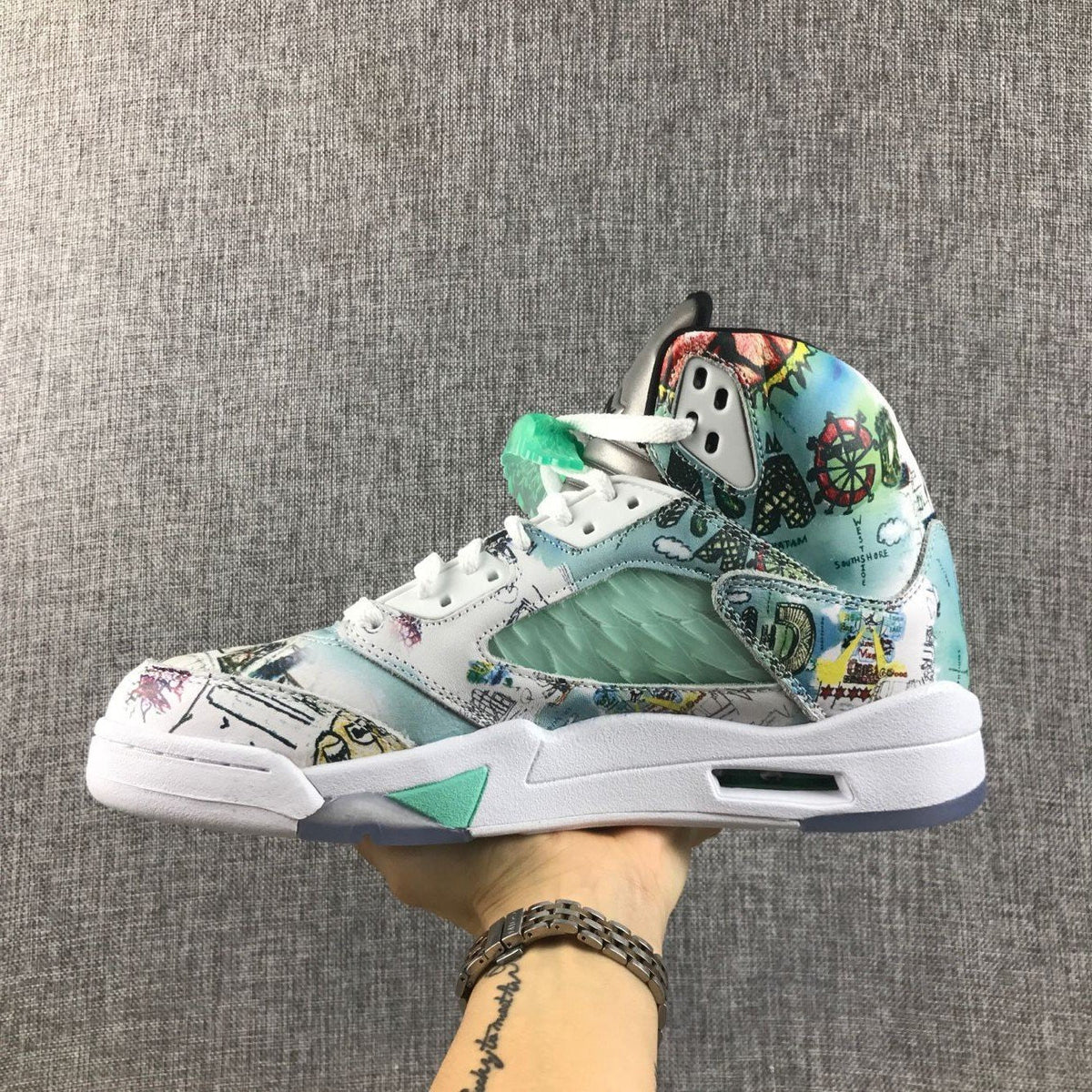 Air Jordan 5 Colorful Comic AJ5 Classic