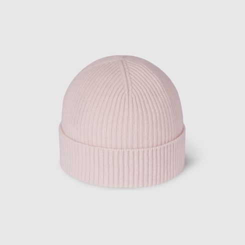 Women's Cashmere Hat with Patch