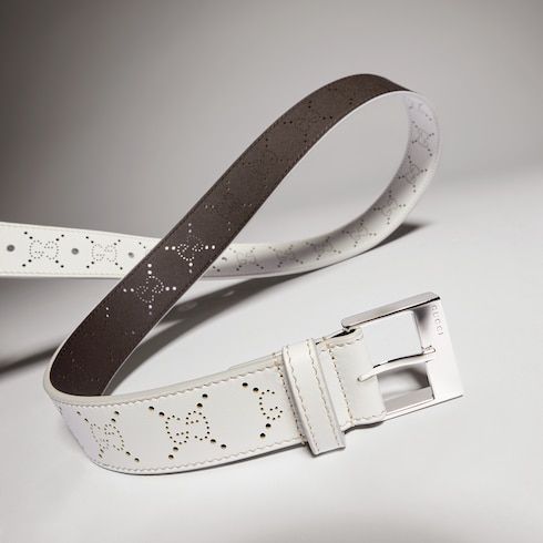 Women's Squared Buckle Leather Belt
