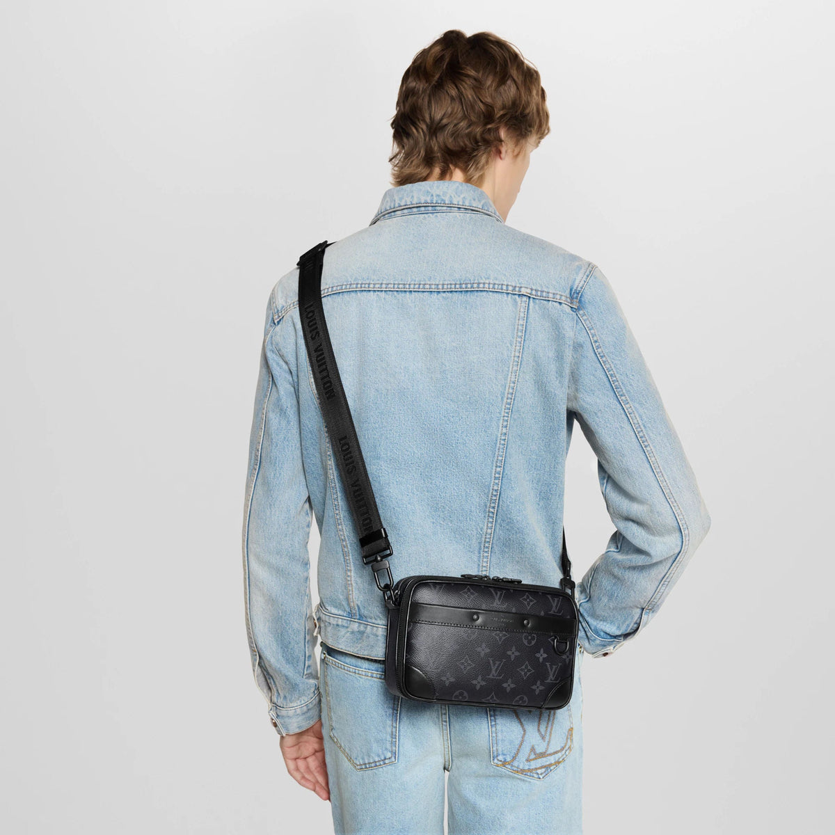 Men's Alpha Messenger Monogram Eclipse