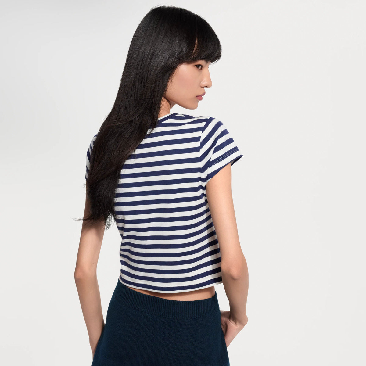 Women's Striped Fitted T-Shirt