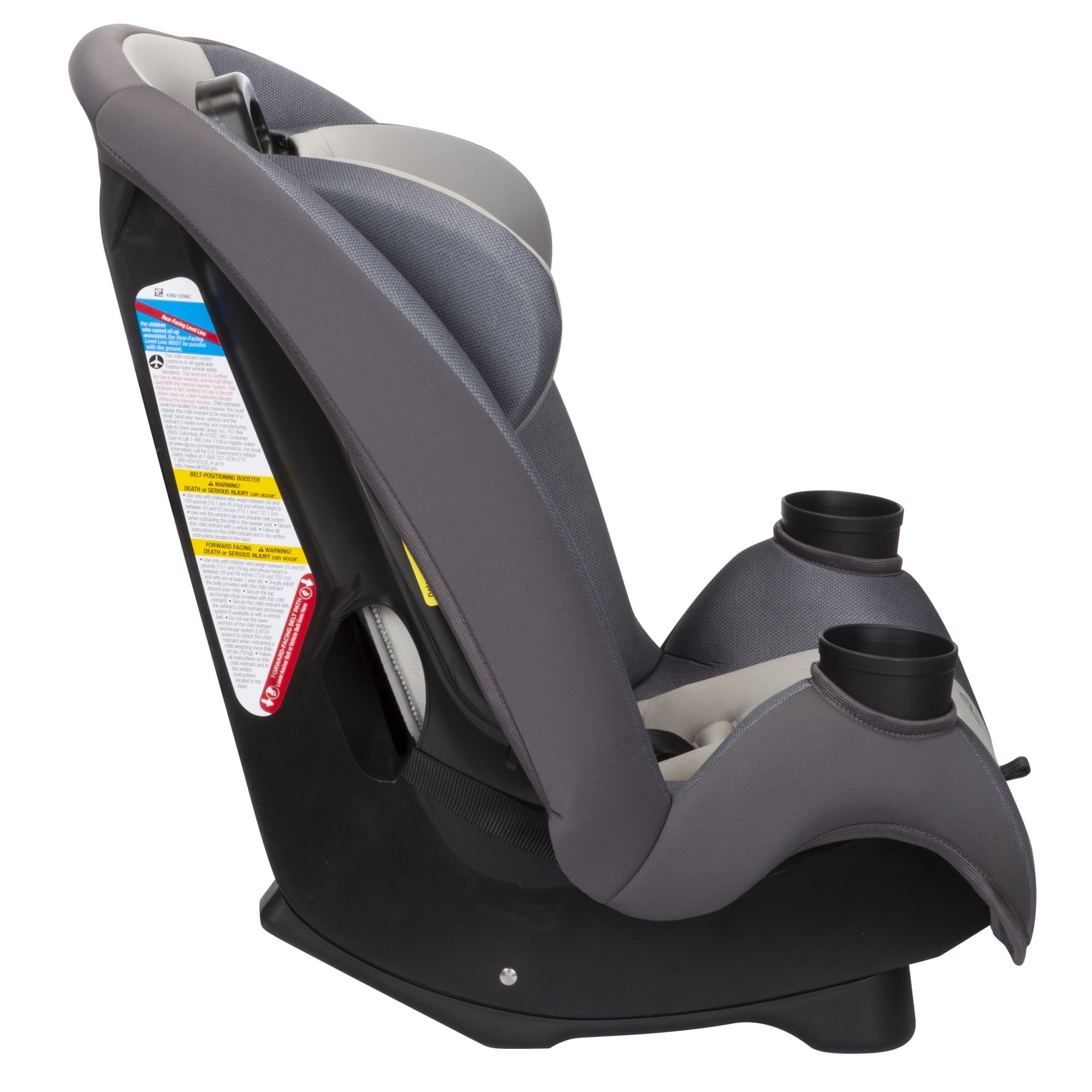 Cosco Kids Entrada Infant and Toddler Convertible Car Seat - Grey