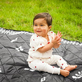 Colugo Park Playmat, Sensory Play Mat for Outdoors, Black