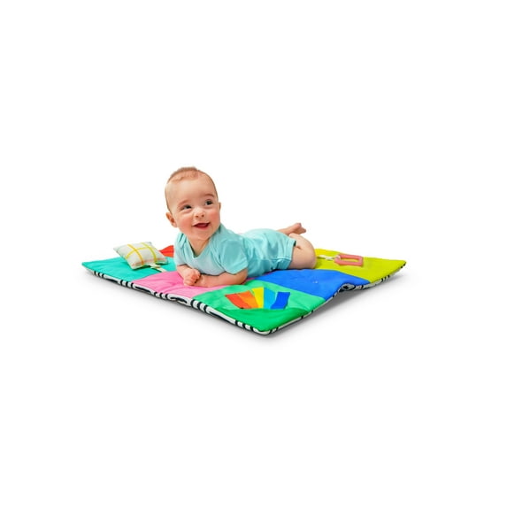 Lovevery, Anytime Activity Mat, On-The-Go Play Mat for Baby, Play Mat for Tummy Time, Lightweight, Easy to Store and Travel, 0+ Months