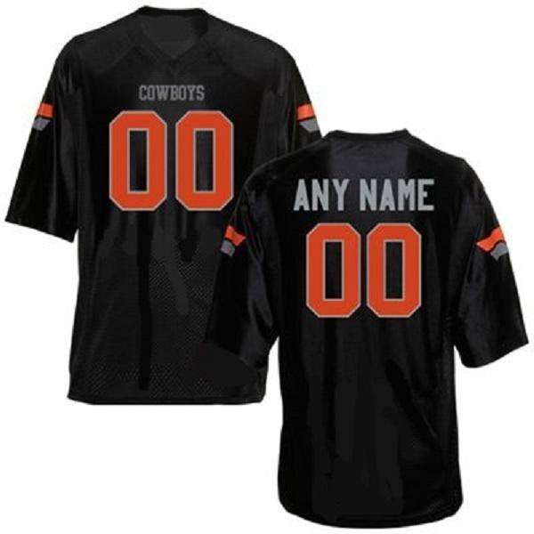 Custom Custom Oklahoma State Cowboys Jersey Name and Number NCAA College Football Style