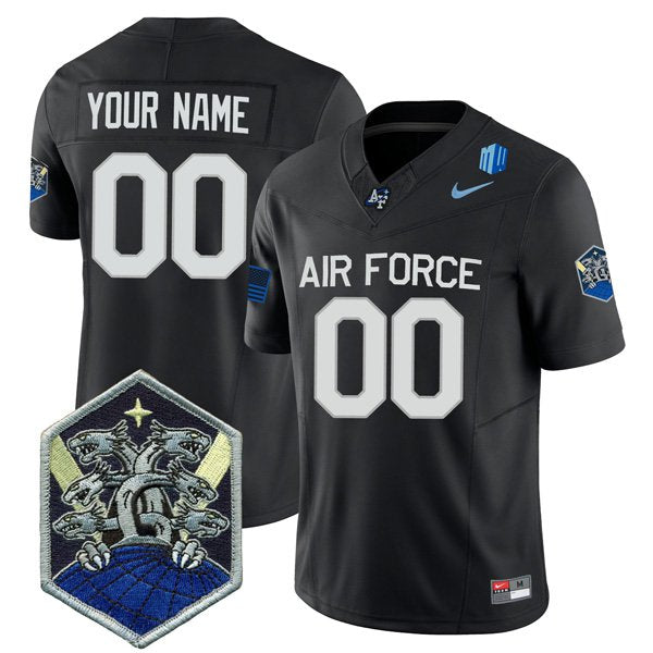 Custom Custom Air Force Falcons Jersey Name and Number College Football Black Alternate Game All Stitched