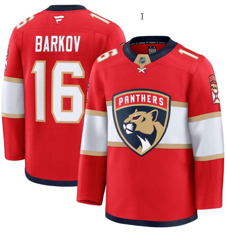 Custom Men’s Aleksander Barkov Jersey #16 Florida Panthers 2025 Premium All Stitched