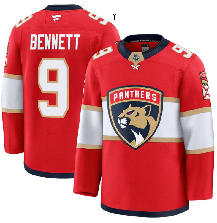 Custom Men’s Sam Bennett Jersey #9 Florida Panthers 2025 Premium All Stitched