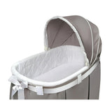 Badger Basket Wishes Oval Baby Bassinet, Gray