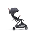 Parent's Choice Quick Fold Baby Stroller with Full-reclining Backrest, Compact and Lightweight Design for travel convenience, Black
