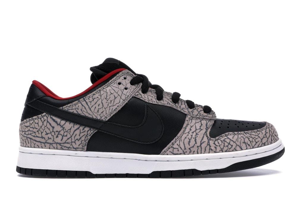 Dunk SB Low Supreme Black Cement