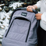 Winter Luxe Car Seat Wrap – Storm