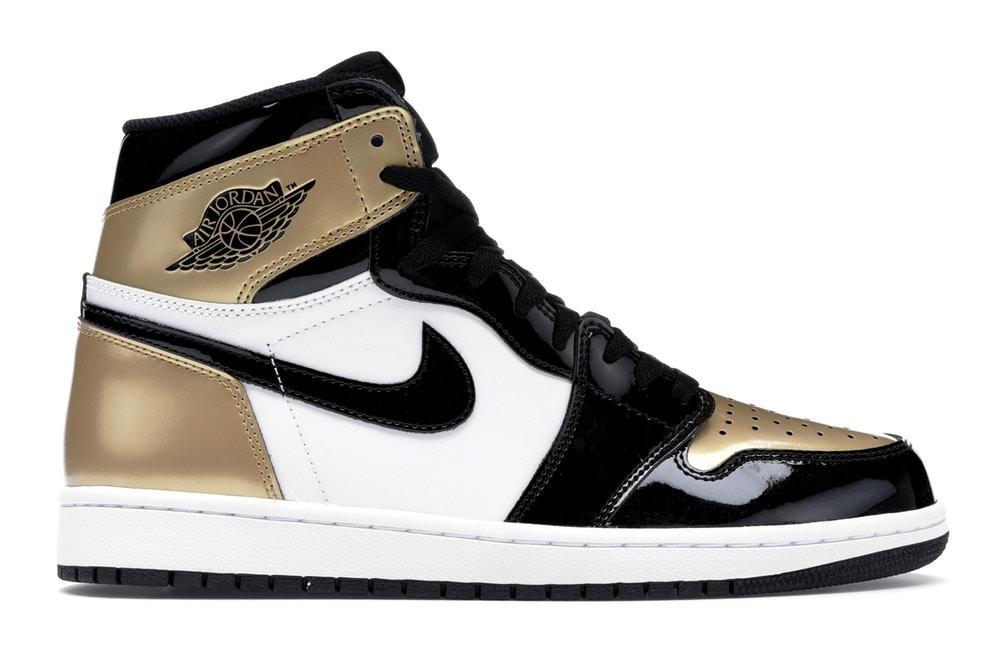 AJ1 Retro High NRG Patent Gold Toe