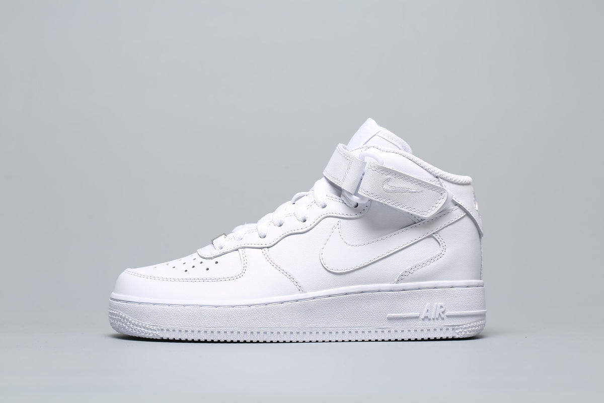 Air Force 1 Mid All White AF1 Edition