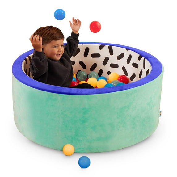 Battat Hop in Foam Ball Pit with with 65+ Balls and Washable Cover, Toddler and Preschool Indoor Toy