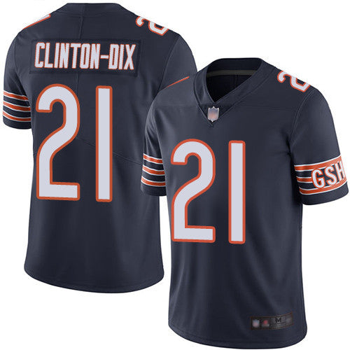 Custom Bears #21 Ha Ha Clinton-Dix Navy Blue Team Color Men’s Stitched Football Vapor Untouchable Limited Jersey