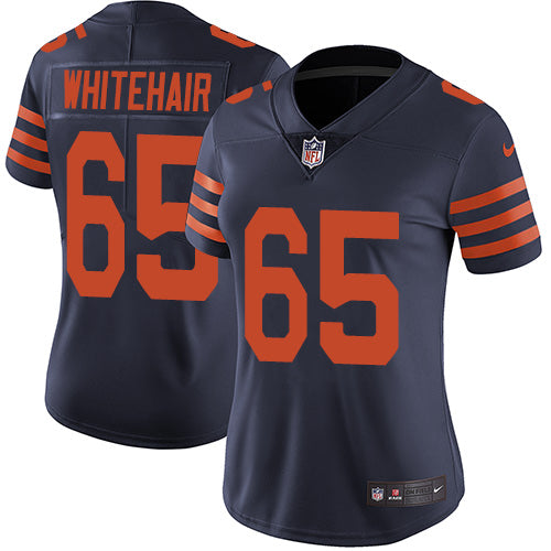 Custom Bears #65 Cody Whitehair Navy Blue Alternate Women’s Stitched Football Vapor Untouchable Limited Jersey