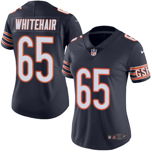 Custom Bears #65 Cody Whitehair Navy Blue Team Color Women’s Stitched Football Vapor Untouchable Limited Jersey
