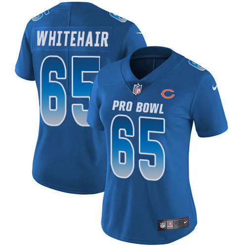 Custom Bears #65 Cody Whitehair Royal Women’s Stitched Football Limited NFC 2019 Pro Bowl Jersey