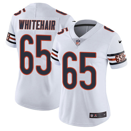Custom Bears #65 Cody Whitehair White Women’s Stitched Football Vapor Untouchable Limited Jersey