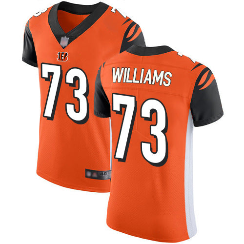 Custom Bengals #73 Jonah Williams Orange Alternate Men’s Stitched Football Vapor Untouchable Elite Jersey
