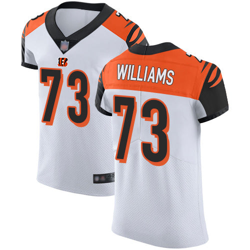 Custom Bengals #73 Jonah Williams White Men’s Stitched Football Vapor Untouchable Elite Jersey