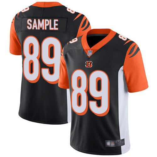 Custom Bengals #89 Drew Sample Black Team Color Youth Stitched Football Vapor Untouchable Limited Jersey
