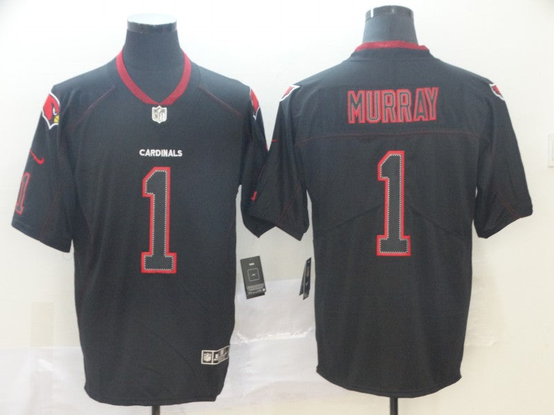 Custom Cardinals 1 Kyler Murray Black Shadow Legend Limited Jersey