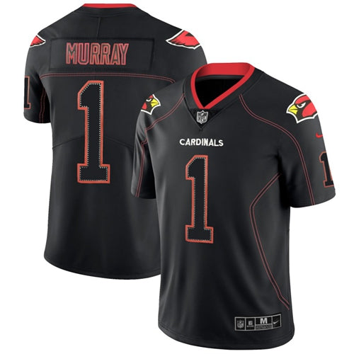 Custom Cardinals #1 Kyler Murray Lights Out Black Men’s Stitched Football Limited Rush Jersey