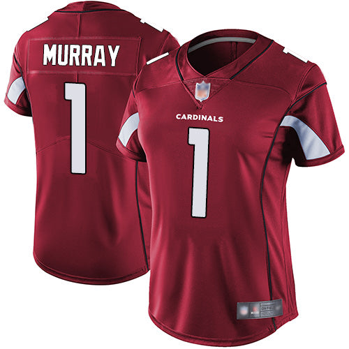 Custom Cardinals #1 Kyler Murray Red Team Color Women’s Stitched Football Vapor Untouchable Limited Jersey