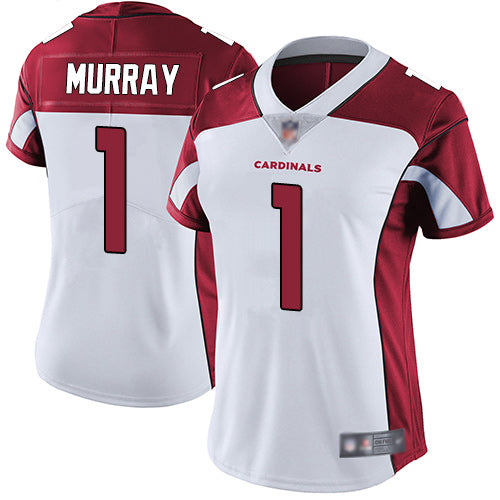 Custom Cardinals #1 Kyler Murray White Women’s Stitched Football Vapor Untouchable Limited Jersey