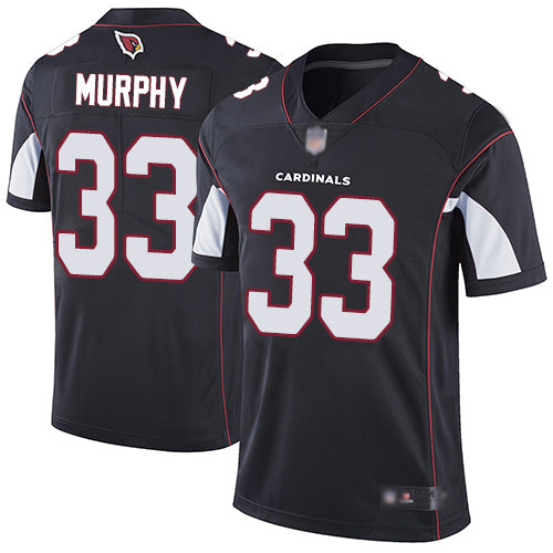 Custom Cardinals #33 Byron Murphy Black Alternate Men’s Stitched Football Vapor Untouchable Limited Jersey