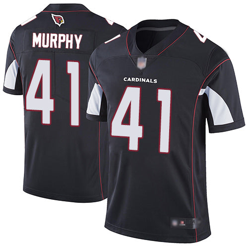 Custom Cardinals #41 Byron Murphy Black Alternate Youth Stitched Football Vapor Untouchable Limited Jersey
