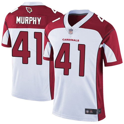 Custom Cardinals #41 Byron Murphy White Youth Stitched Football Vapor Untouchable Limited Jersey