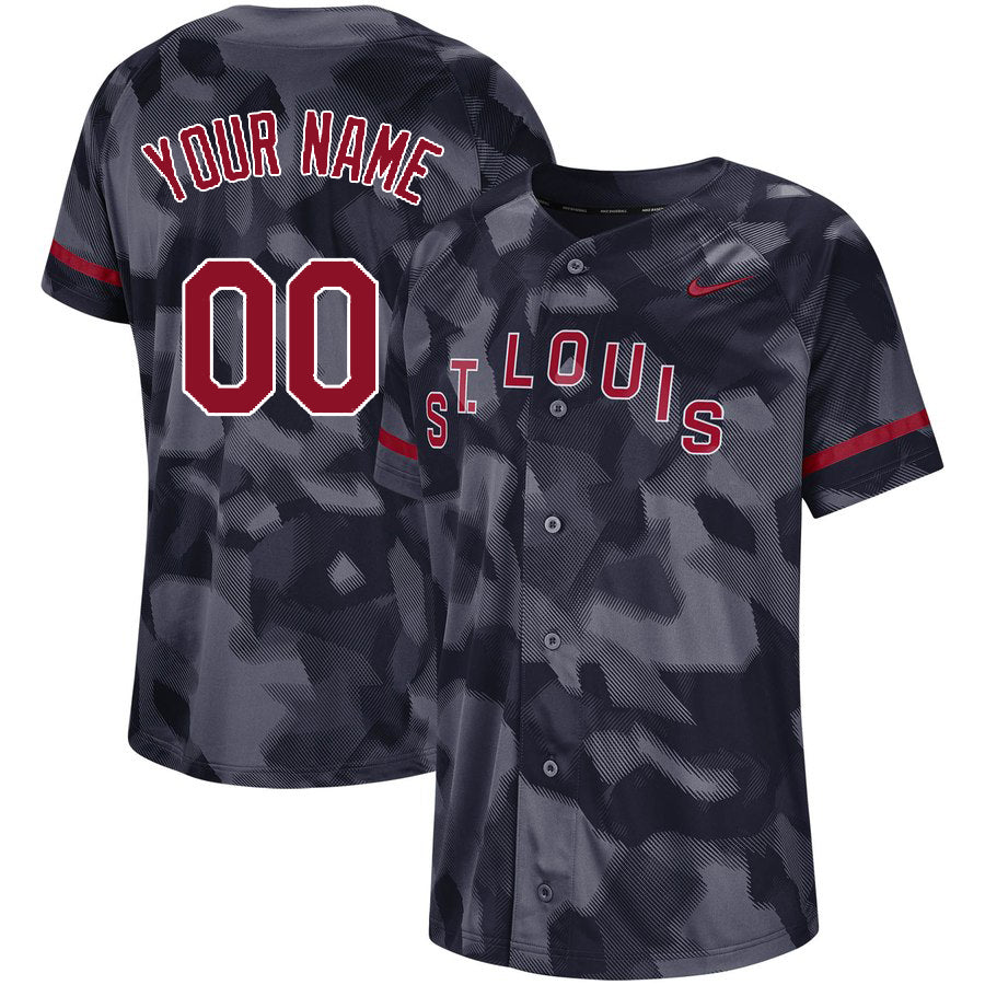 Custom Cardinals Black Camo Fashion Men’s Customized Jersey