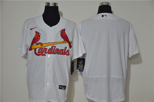 Custom Cardinals Blank White 2020 Cool Base Jersey
