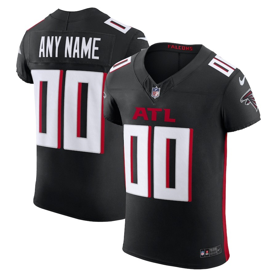 Custom Custom Atlanta Falcons Men’s Black Team Color Men’s Stitched NFL Vapor Untouchable Elite Jersey