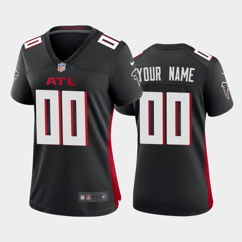 Custom Custom Atlanta Falcons black 2020 new Vapor Limited Women Jerseys