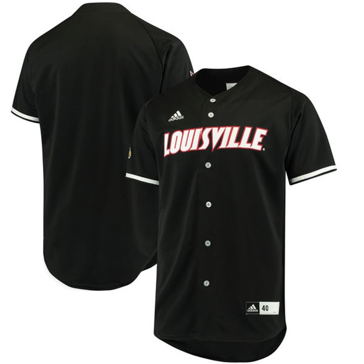Custom Custom Louisville Cardinals Black NCAA Baseball Jersey