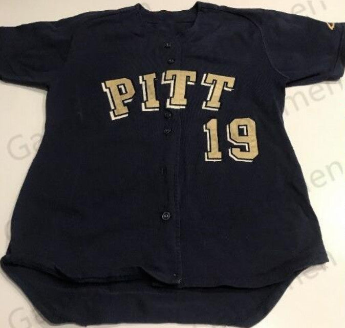 Custom Custom PITT Pittsburgh Panthers Black Baseball Jerseys