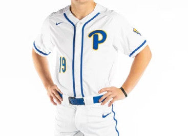Custom Custom PITT Pittsburgh Panthers White Baseball Jersey