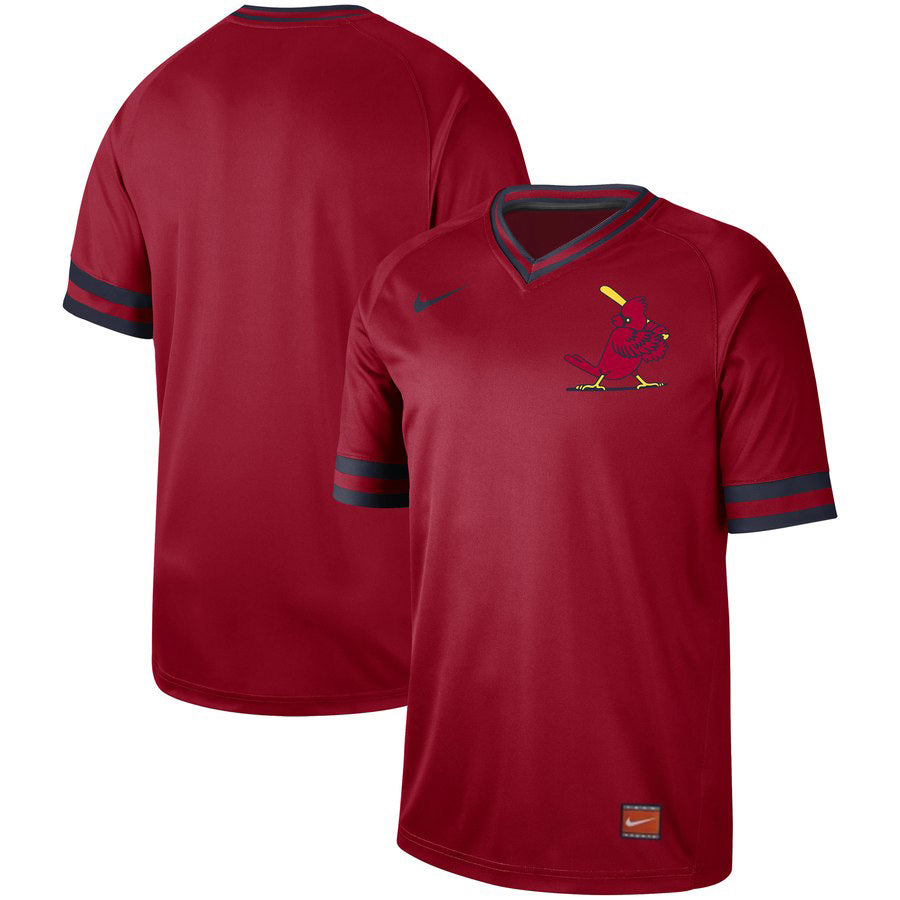 Custom Customized St. Louis Cardinals Red Throwback Jersey