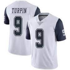 Custom Dallas Cowboys #9 KaVontae Turpin White Rush Limited Jersey