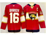 Custom Florida Panthers #16 Aleksander Barkov 2024 Red Jersey