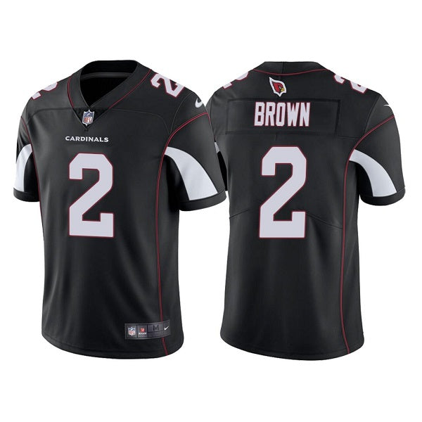 Custom Men’s Arizona Cardinals #2 Marquise Brown Black Vapor Untouchable Limited Stitched Jersey