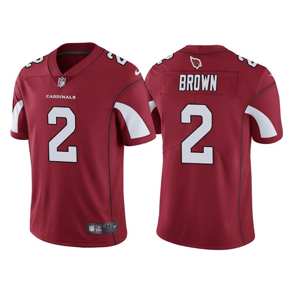 Custom Men’s Arizona Cardinals #2 Marquise Brown Red Vapor Untouchable Limited Stitched Jersey