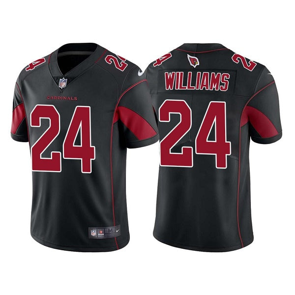Custom Men’s Arizona Cardinals #24 Darrel Williams Black Color Rush Limited Stitched Jersey