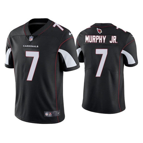 Custom Men’s Arizona Cardinals #7 Byron Murphy Jr. Black Vapor Untouchable Limited Stitched Jersey