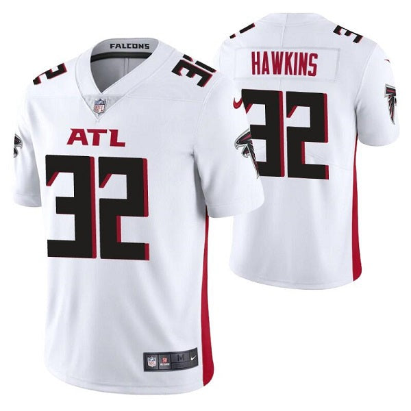 Custom Men’s Atlanta Falcons #32 Jaylinn Hawkins White Vapor Untouchable Limited Stitched Jersey