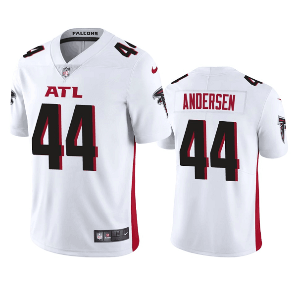 Custom Men’s Atlanta Falcons #44 Troy Andersen White NFL Draft Vapor Untouchable Limited Stitched Jersey